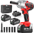 High Torque Cordless Impact Wrench 1/2 Inch for Heavy-Duty Tasks
