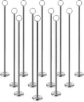18-Inch Ring-Clip Table Number Holder Set of 12 for Events