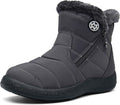 Womens Waterproof Fur Lined Winter Snow Ankle Boots - Warm Comfort