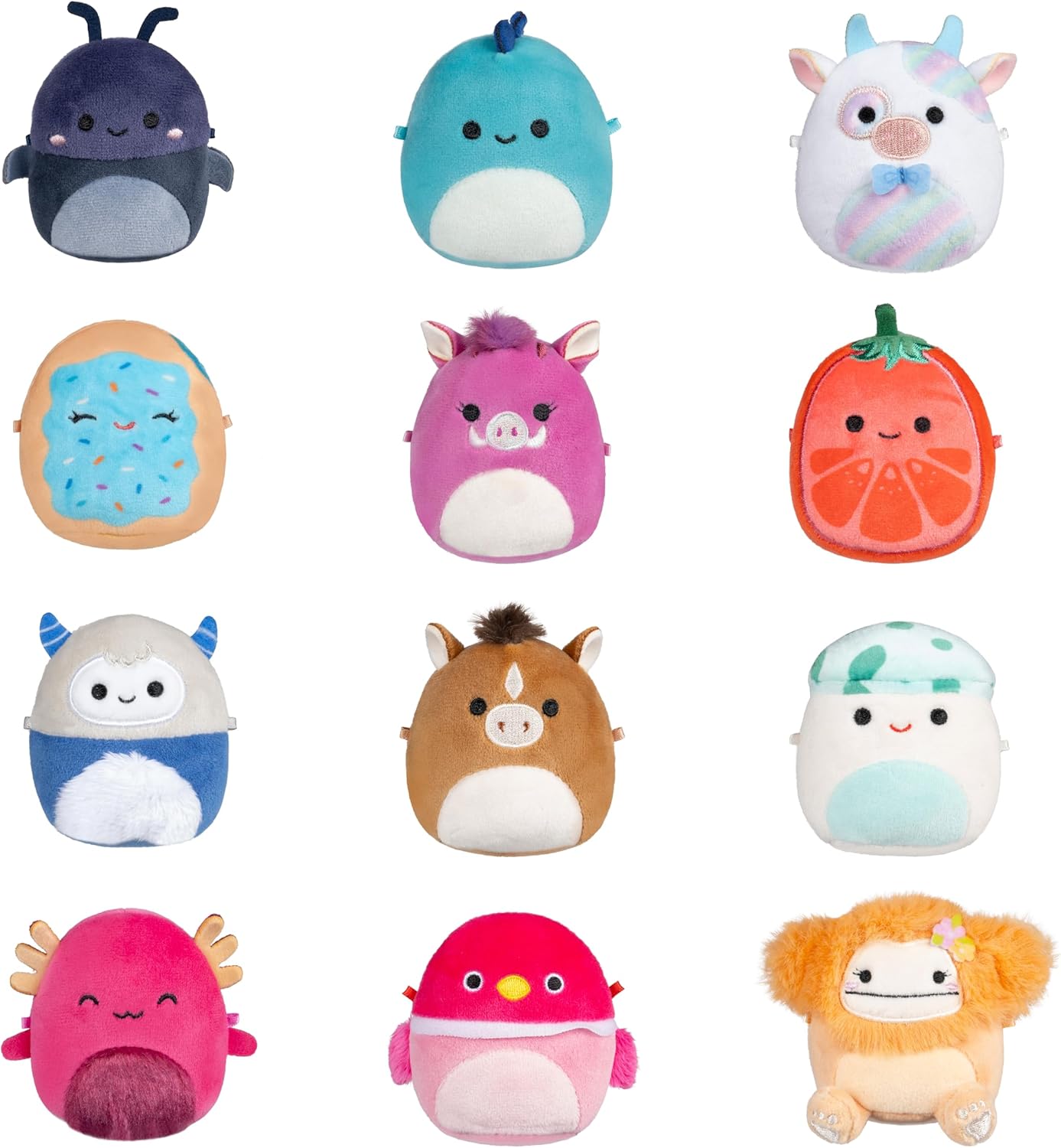 Squishmallows Micromallows Plush 12-Pack for Collectors