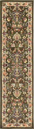 Unique Loom Sialk Hill Runner 2 ft 2 in x 8 ft 2 in - Muted Olive
