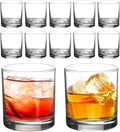 Lexington Rocks Whiskey Glass Set of 12 - Perfect for Cocktails
