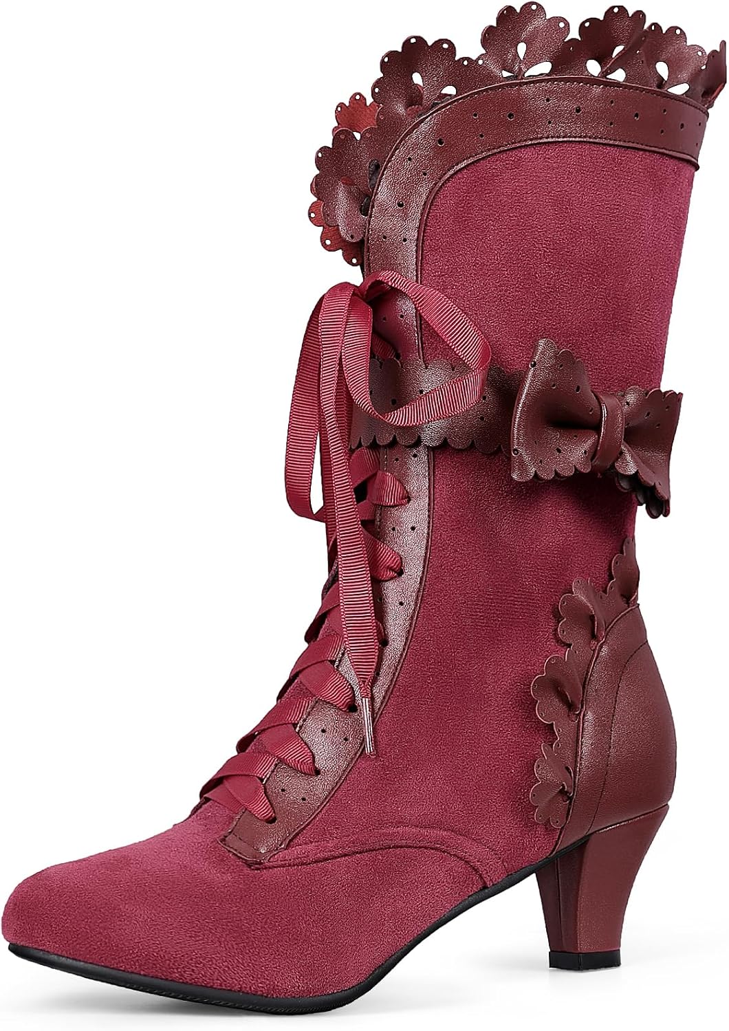 LanreyTaley Women Sweet Bow Boots for Stylish Comfort and Fun