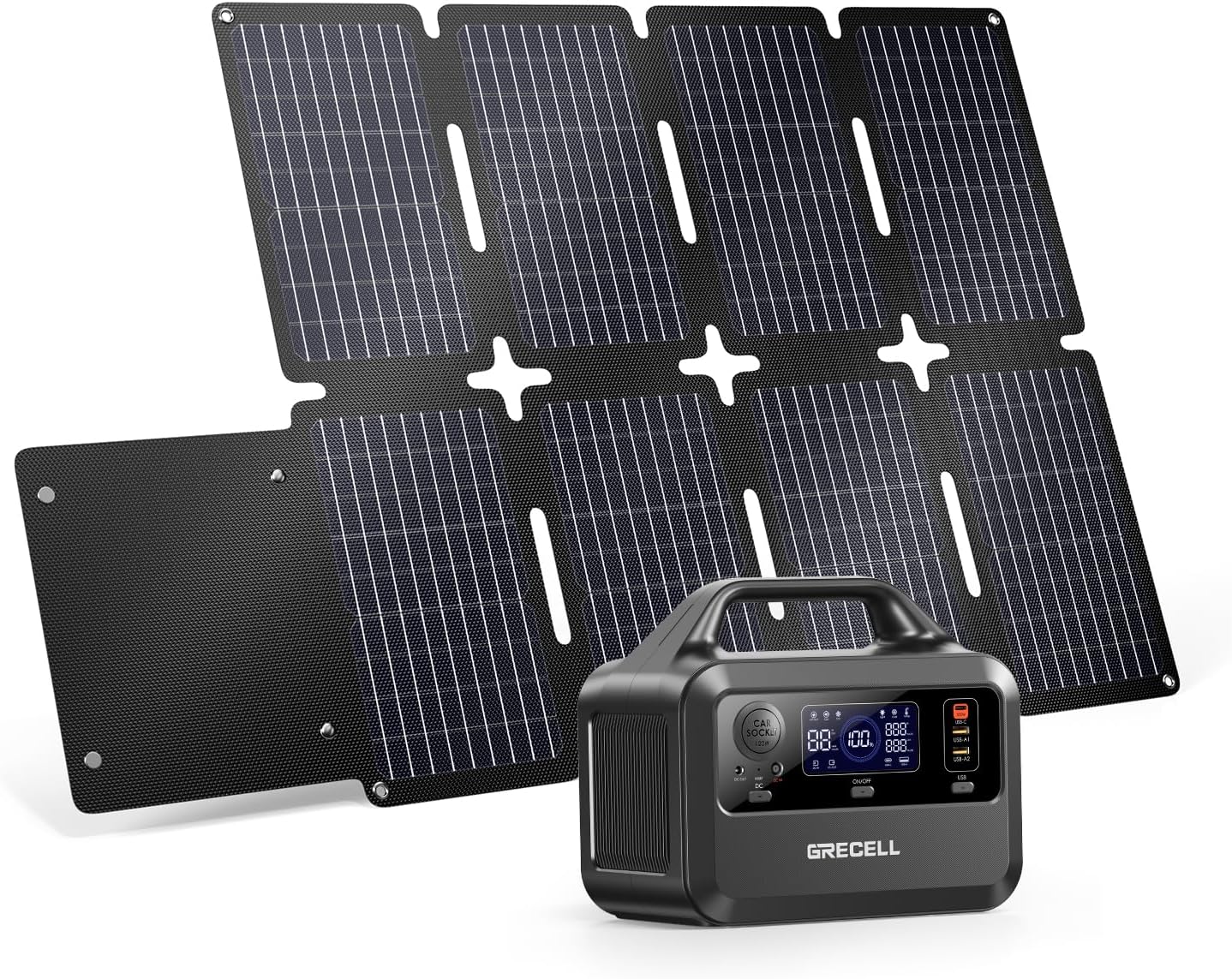 300W Portable Power Station with Solar Charger