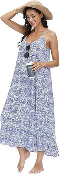 BUENOS NINOS Women's V Neck Floral Maxi Dress Review