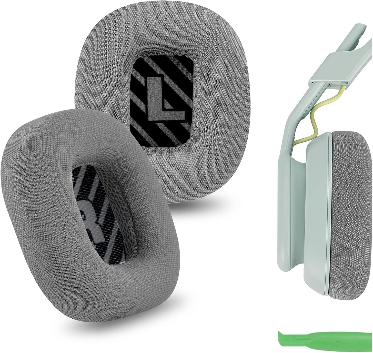 Comfort Mesh Ear Pads for Astro A10 Gen 2, Grey/Black