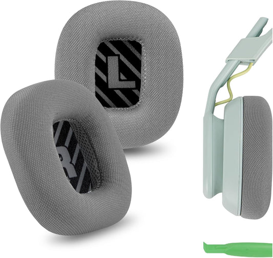 Comfort Mesh Ear Pads for Astro A10 Gen 2, Grey/Black