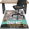 Office Chair Mat for Hardwood Floor 48in x 60in - Heavy-Duty