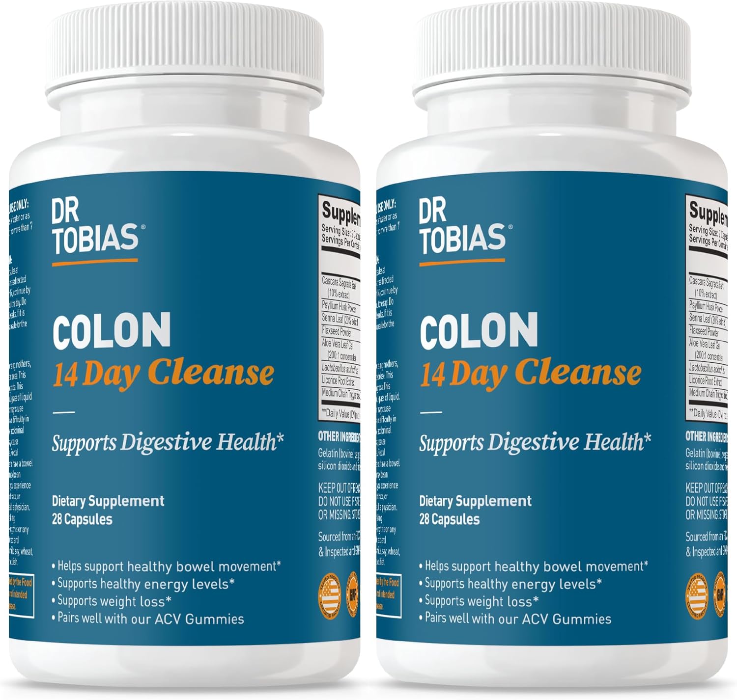 Dr. Tobias Colon Cleanse 14 Day Detox for Digestive Health