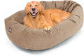 Orthopedic Donut Dog Bed 40 in - Supportive Calming Memory Foam