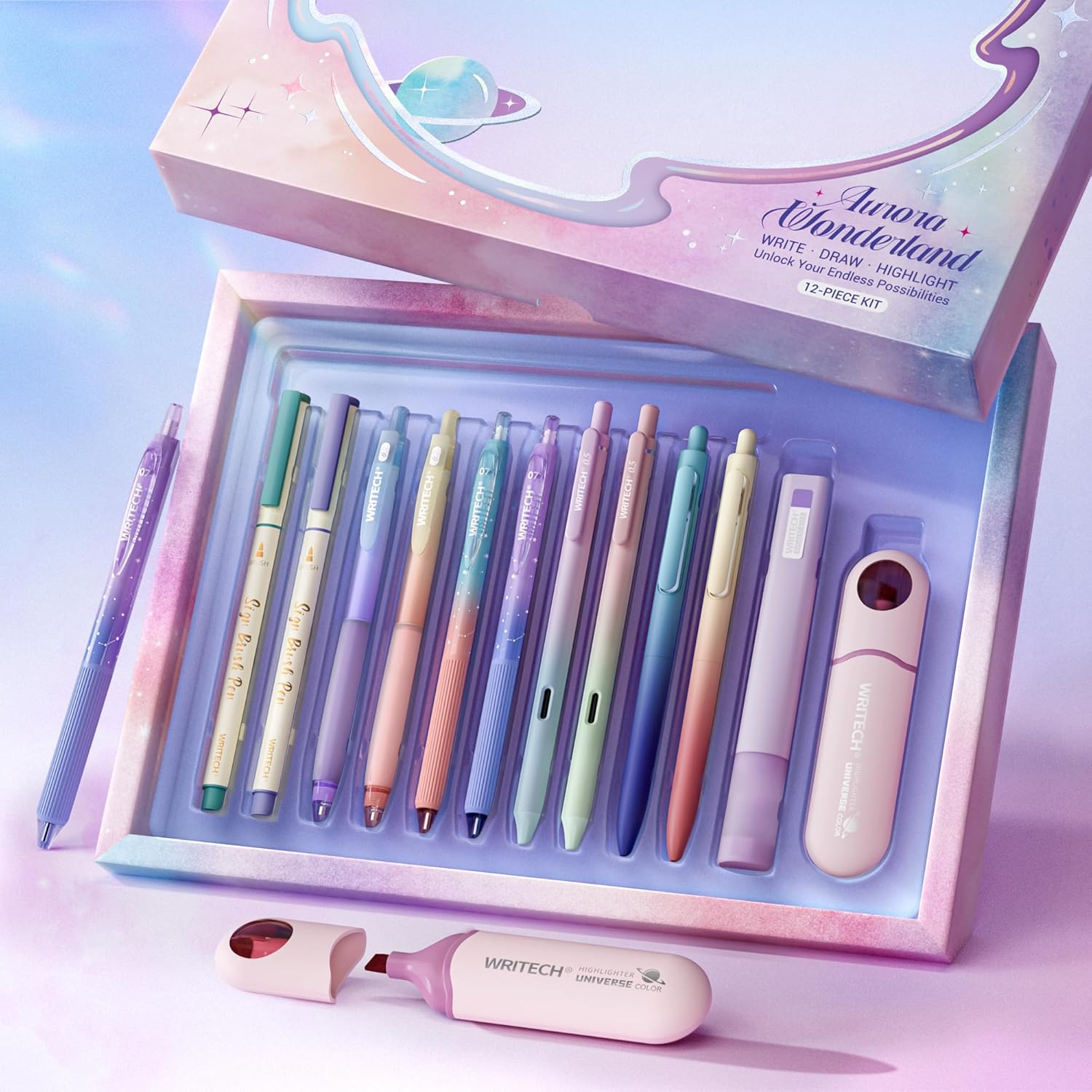 WRITECH Gel Ink Pens Journaling Set for Creative Expression