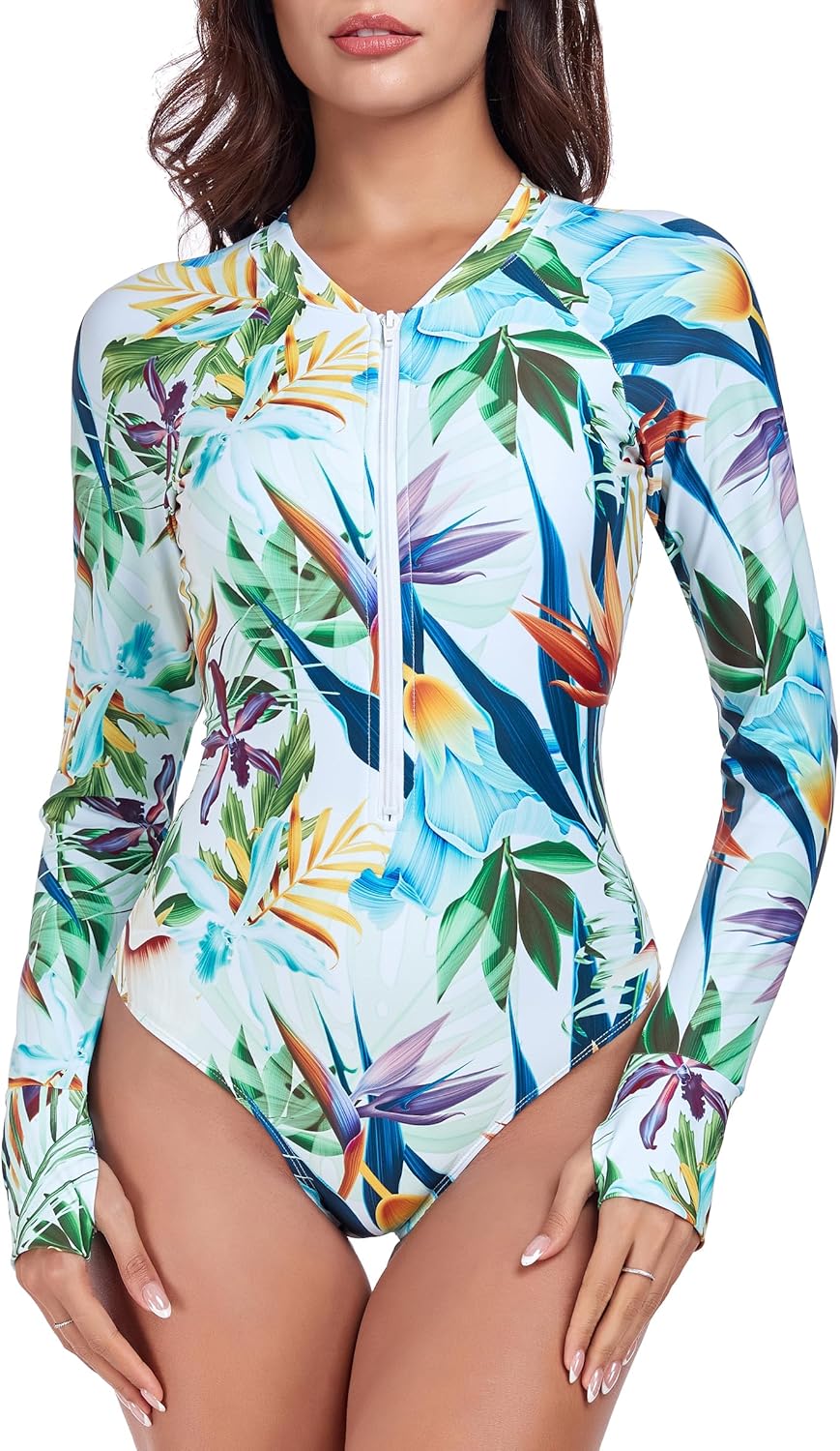 RELLECIGA Women's One Piece Swimsuits with UV Protection