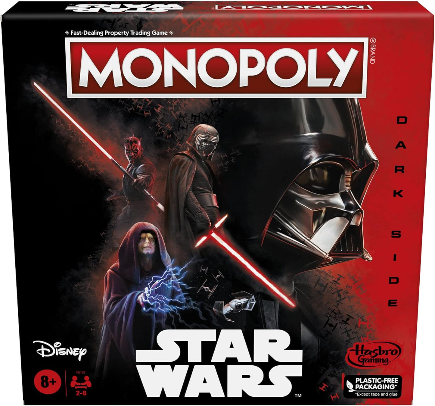 Disney Star Wars Monopoly: Dark Side Edition | Family Game Night Fun
