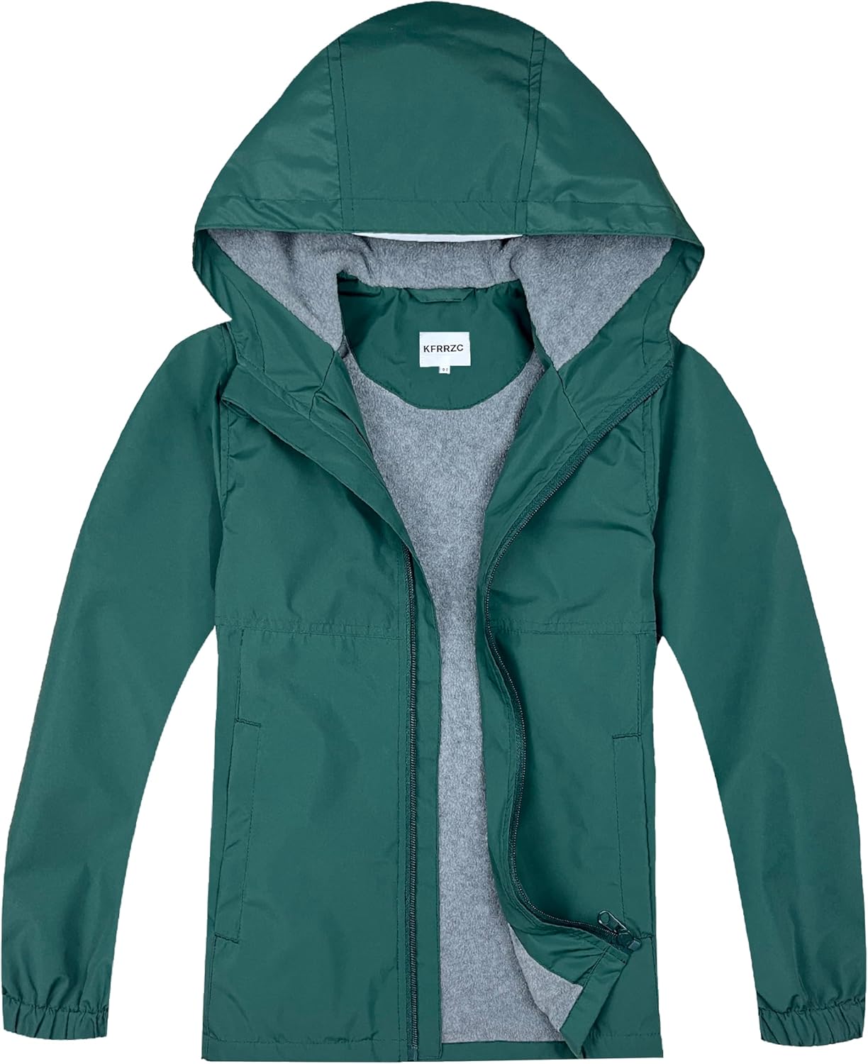 Boys Rain Jackets Waterproof Hooded Lightweight Windbreakers