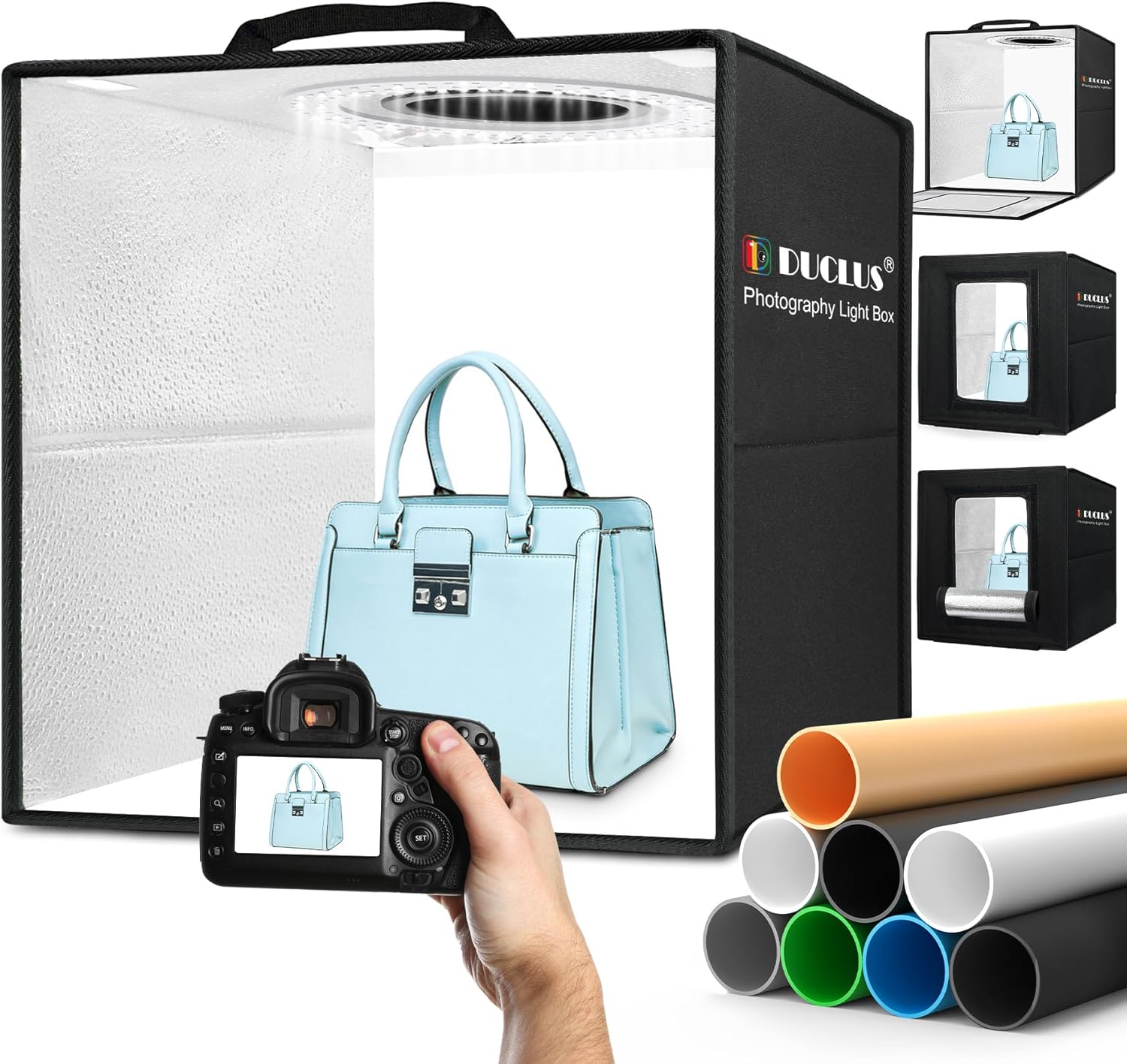 DUCLUS Professional Light Box Photography Kit for Stunning Shots
