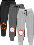 Boys Sweatpants Fleece Joggers with Pockets for Kids 2-14Y