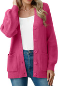 VIISHOW Chunky Knit Cardigan Sweater Women - Cozy Button Up Layer