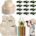 Kids Explorer Costume Set 48 Pcs - Party Dress Up Haysandy