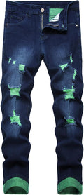 Men's Slim Fit Stretch Ripped Skinny Jeans for Men - Comfortable