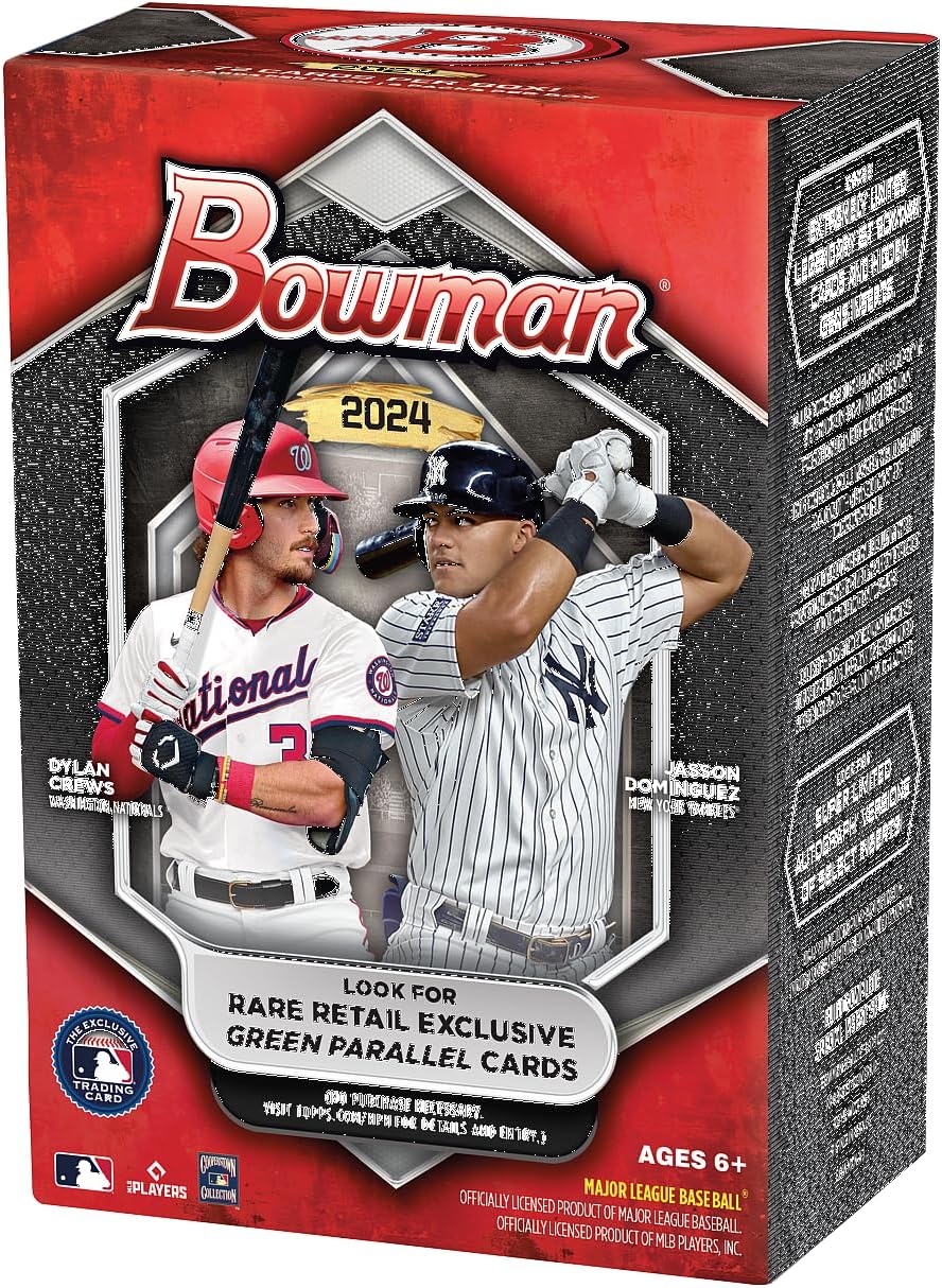 Topps 2024 Bowman Baseball Retail Value Box for Collectors