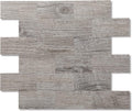 Peel and Stick Tile Backsplash 20-Pack 11.3in x 11.5in - Rustic Grey