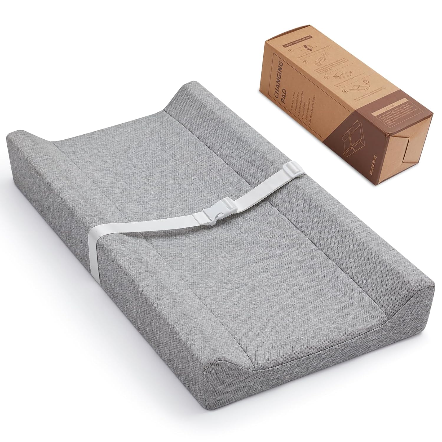 Blissful Diary Baby Changing Pad with Waterproof Lining Foam