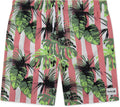 Hurley Boys Pull on Swim Trunks - Quick-Dry Palms Print