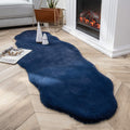 Ultra Soft Faux Rabbit Fur Rug for Bedroom and Living Room