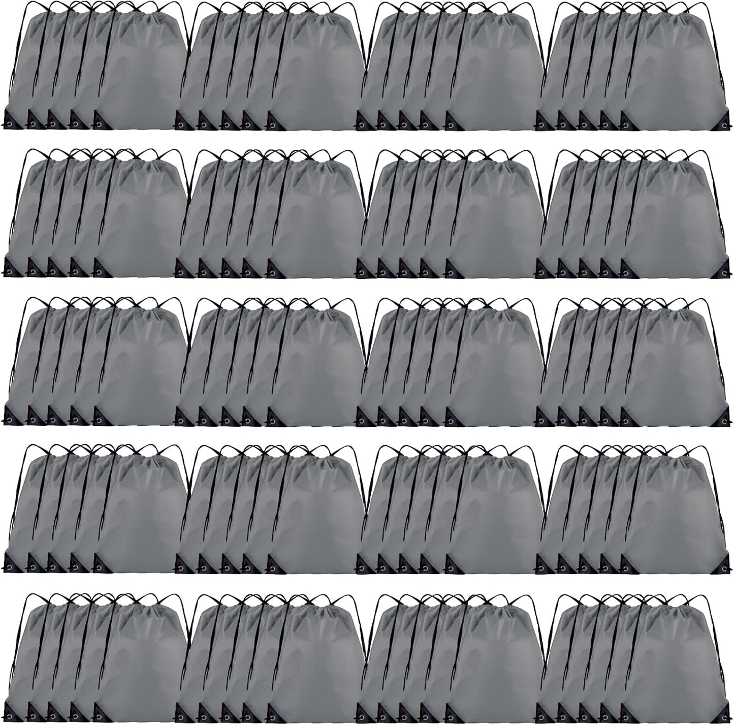 Drawstring Backpack Bulk 100Pcs for Gym Beach Sports Trips