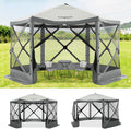 COBIZI 12x12ft Pop up Gazebo Screen Tent - Quick Setup, Windproof