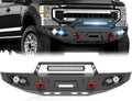 Front Bumper Compatible for 2017-2022 4th Gen Ford F250 F350 F450
