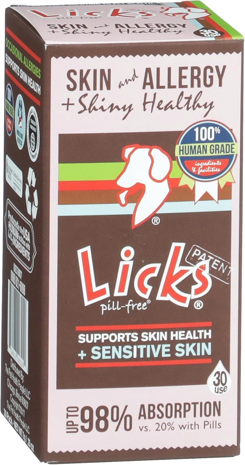 Licks Skin & Allergy for Dogs - Omega 3 Relief in LiquiPaks