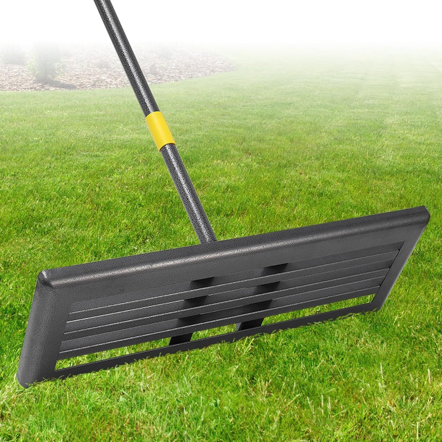 Professional Lawn Leveling Rake - Heavy Duty Tool for Grading