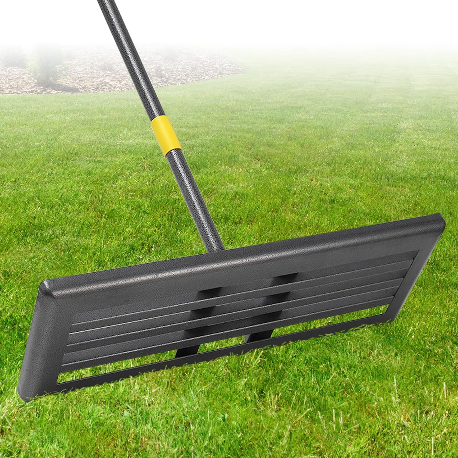 Professional Lawn Leveling Rake - Heavy Duty Tool for Grading