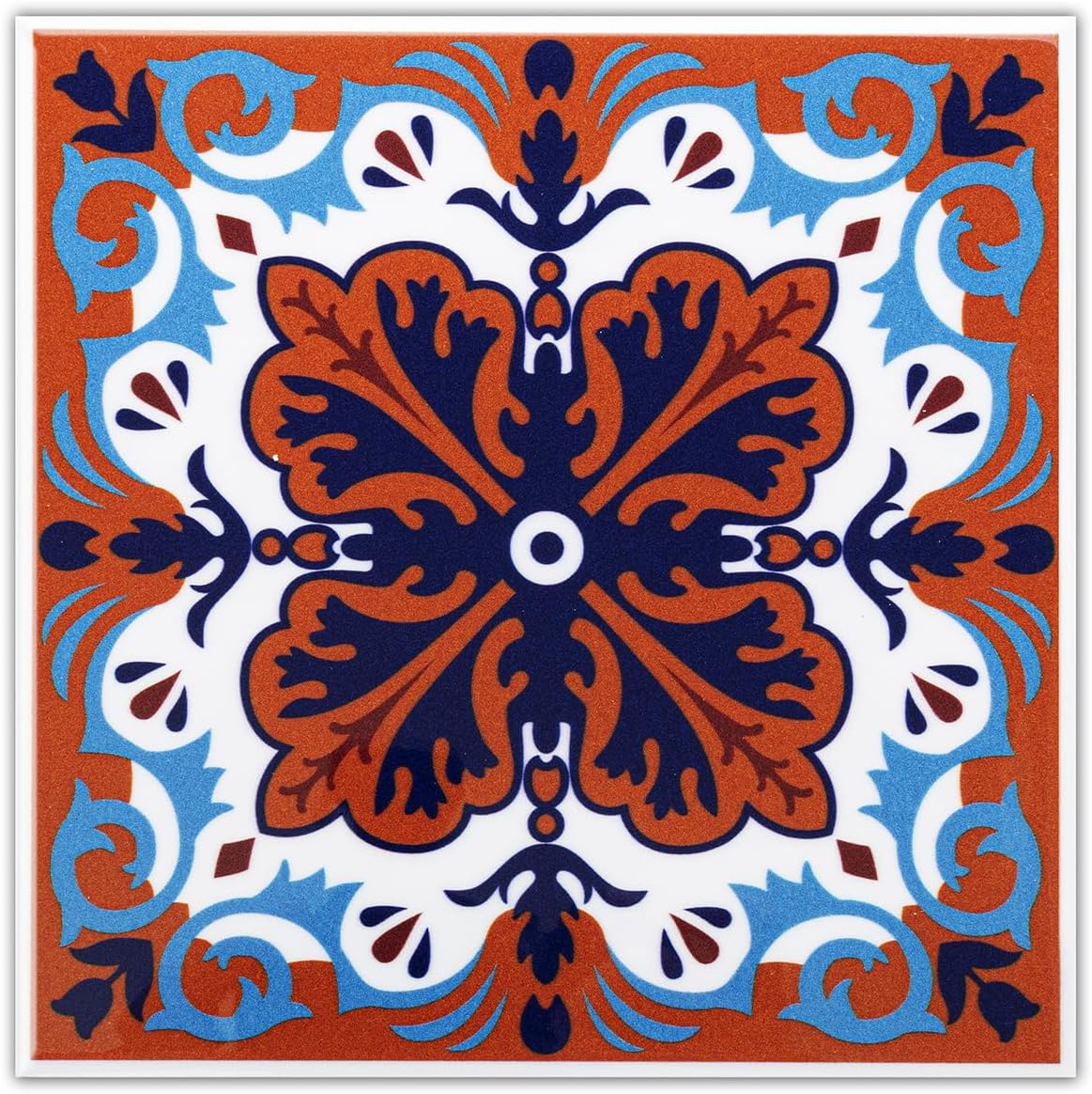 DICOFUN 32 Colorful Talavera Mexican Tile Peel and Stick Backsplash