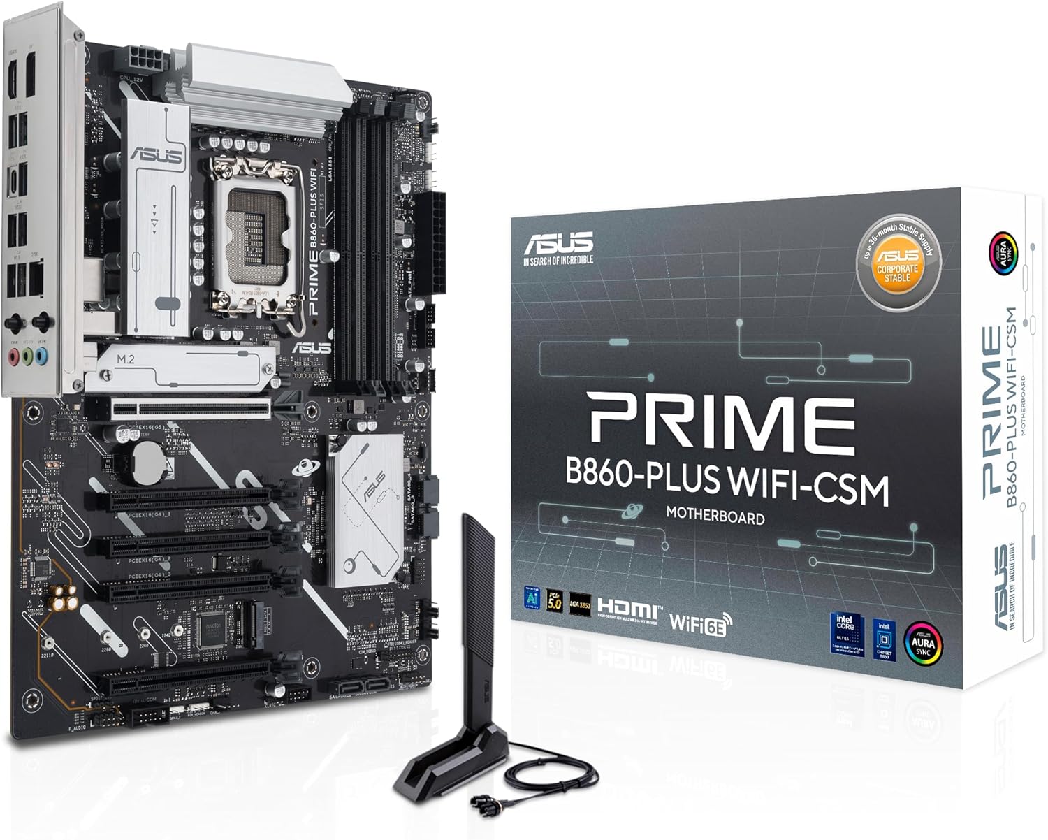 ASUS Prime B860-PLUS WiFi-CSM Motherboard for AI Computing