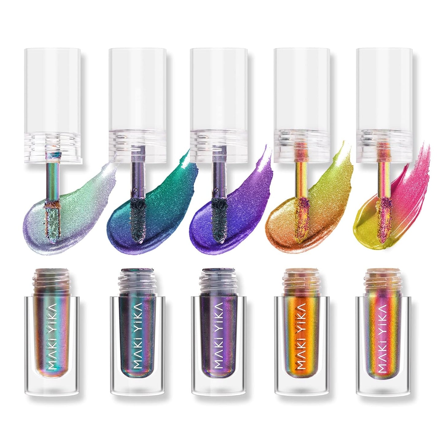 MAKI YIKA Glitter Eyeshadow Liquid Multichrome for Stunning Looks