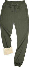 Lentta Men's Fleece Lined Sweatpants Sherpa Joggers - Warm Winter