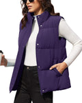 MAGCOMSEN Women's Puffer Down Vest for Stylish Winter Wear