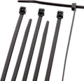 21 Inch Black Nylon Zip Ties 100 Pack - Strong UV Rated