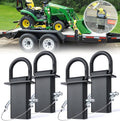 5/8 in Heavy-Duty Stake Pocket D Rings with Anti-Loss Cord