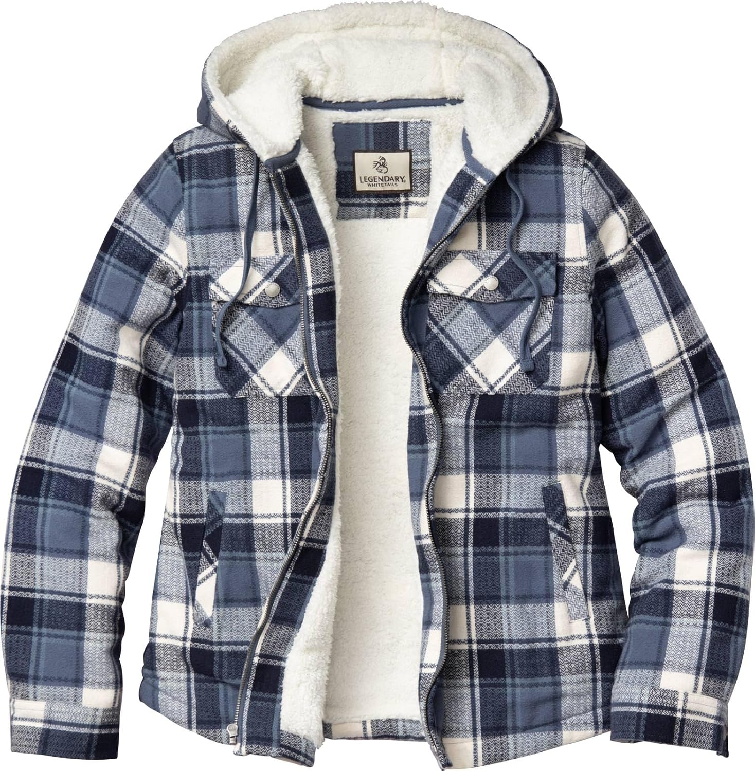 Legendary Whitetails Women's Hooded Shacket for Cozy Comfort