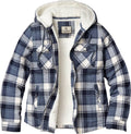 Legendary Whitetails Hooded Shacket Berber Lined Shirt Jacket - Cozy