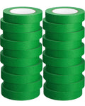 Fainne 20 Pcs Green Painters Masking Tape 1 in x 55 yd - Bulk Pack
