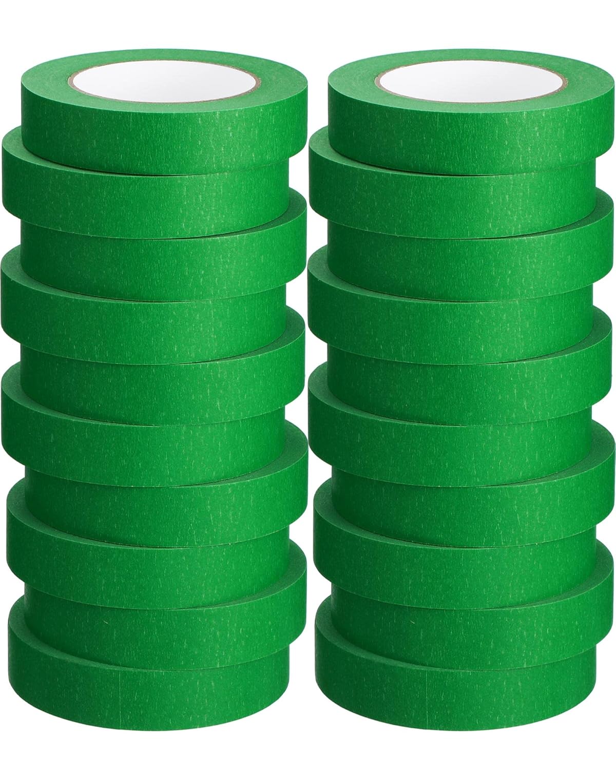 20 Pcs Green Painters Masking Tape for Multi Surface Use