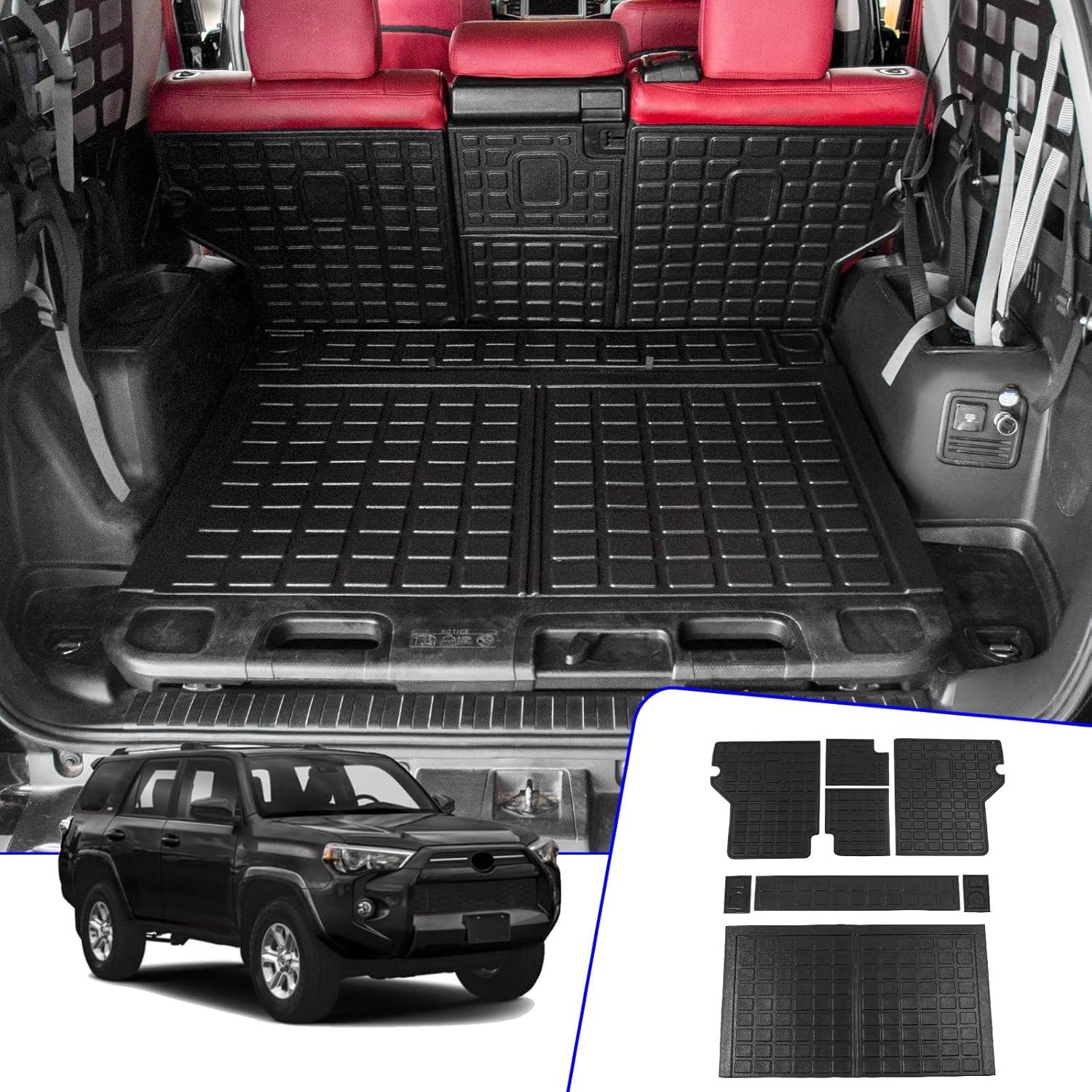 Rongtaod Cargo Mat for 2010-2024 Toyota 4Runner - Durable Protection