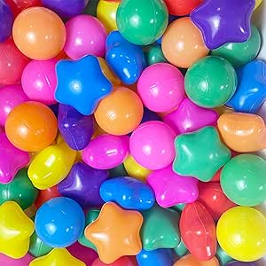 Soft Plastic Balls for Ball Pit - 500 Pack Colorful Fun