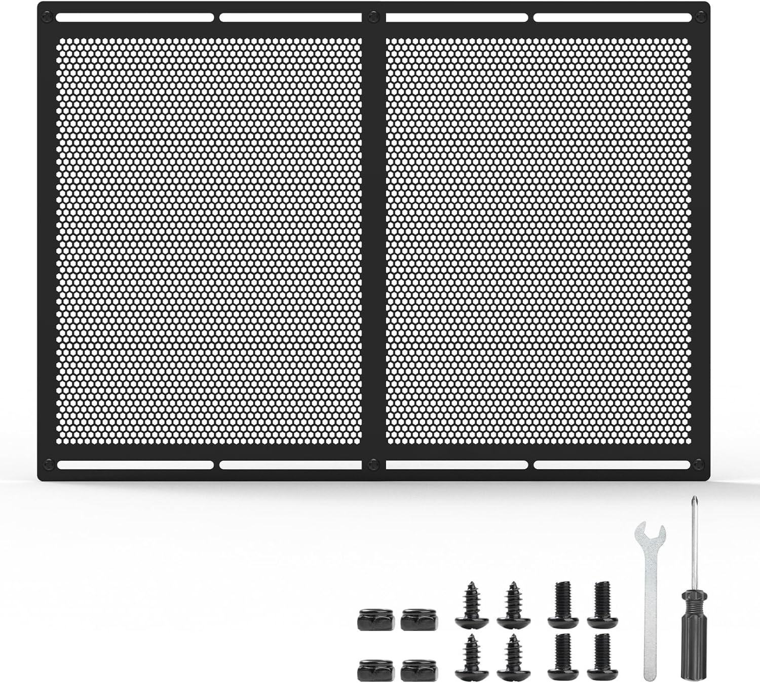 RV Entry Screen Door Grille for Adjustable Width Protection