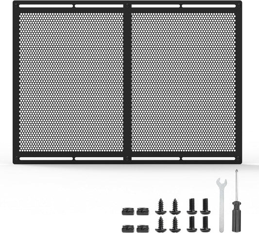 RV Entry Screen Door Grille for Adjustable Width Protection