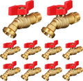 VIHOSE 10 Pack Male Hose Bib Mip 3/4 Mht - Heavy Duty Outdoor Spigots